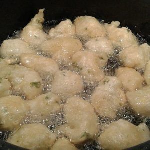 frittelle di alghe in frittura