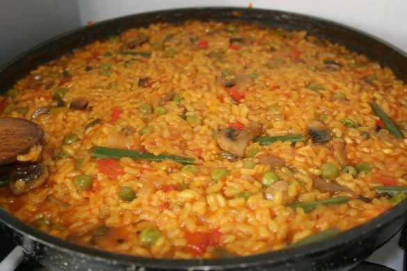 Paella Vegana