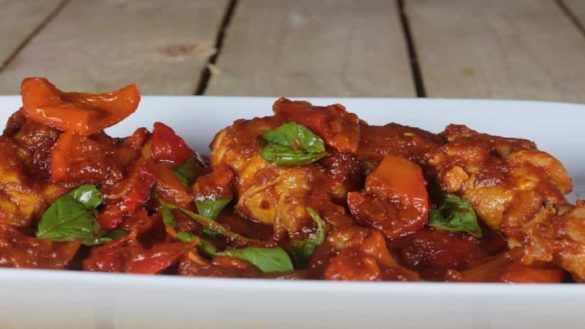 Pollo Con Peperoni Alla Romana