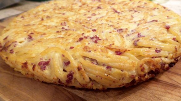 Frittatina Di Spaghetti Alla Romana