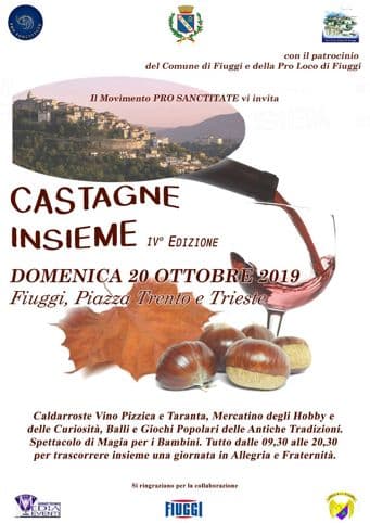 Castagne Insieme Fiuggi 2019 