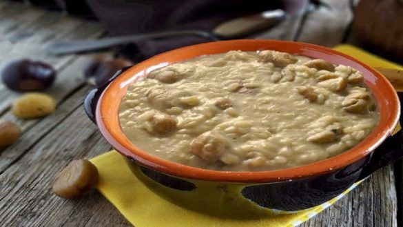 Zuppa Castagne Riso E Latte