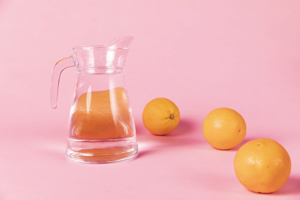 acqua detox con arance
