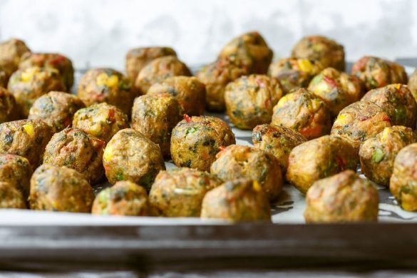 Polpette di verdure con salsa al curry