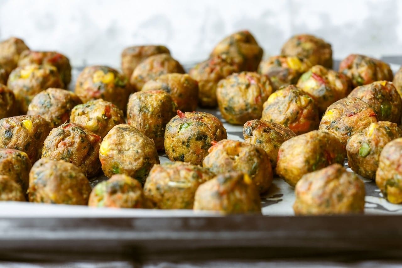 Polpette vegetariane al latte