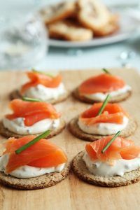 Aperitivo Con Salmone Affumicato