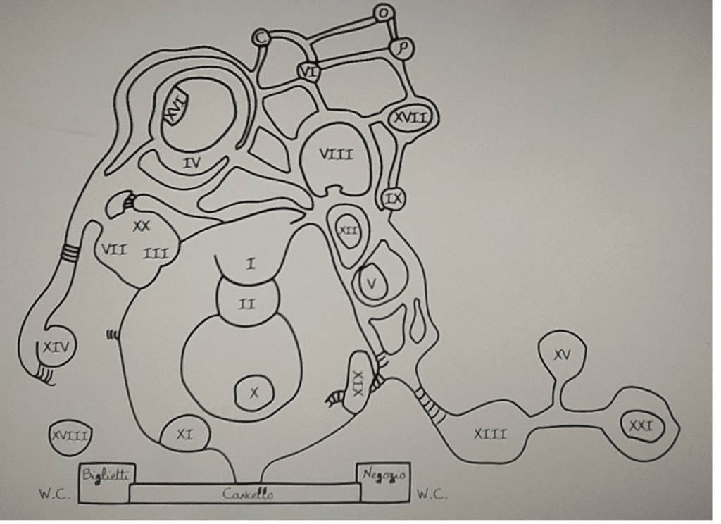 Mappa Giardino Dei Tarocchi Capalbio