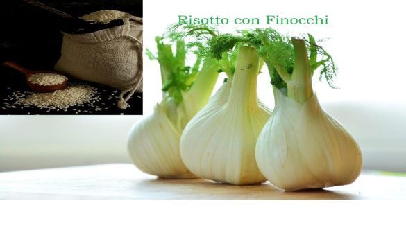 risotto ai finocchi semplice e salutare