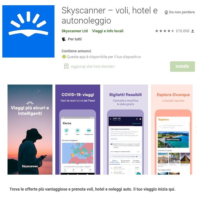 skyscanner app 