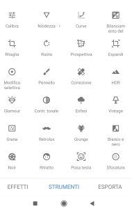 snapseed app per modificare le foto 