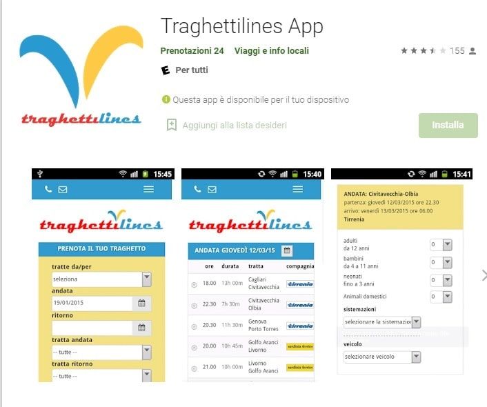 traghettilines app min