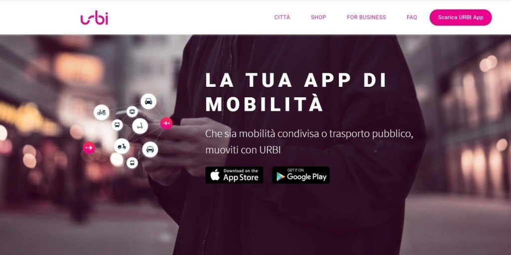 urbi app per viaggiare