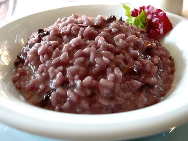 risotto con il radicchio rosso di Treviso 1