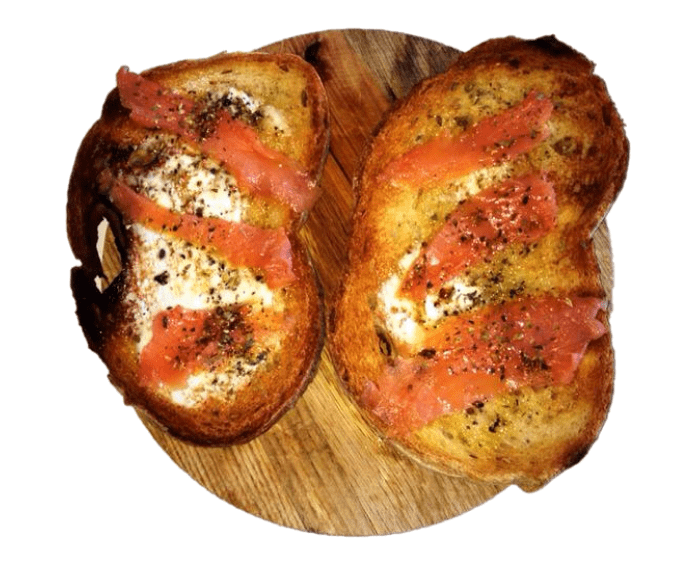 bruschette di salmone stuzzichini per aperitivi veloci 1