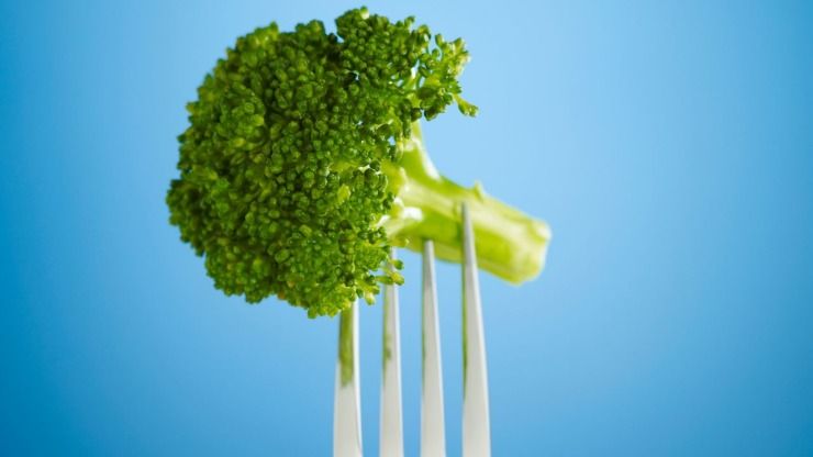 Broccolo e forchetta
