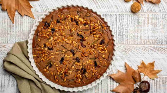 torta di castagne