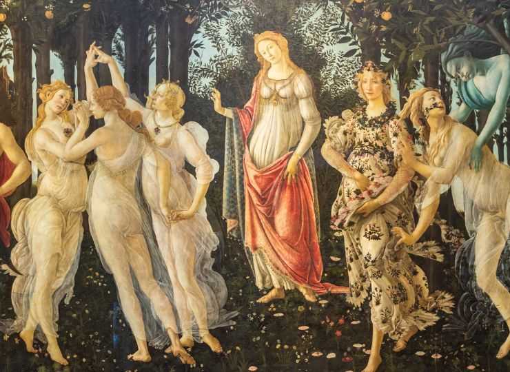 La primavera del Botticelli-galleria degli uffizi-wineandfoodtour.it