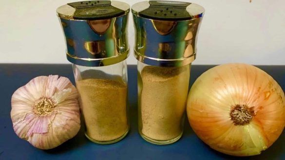 Aglio e cipolla in polvere