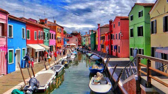 Burano, una bellissima isola della laguna veneta