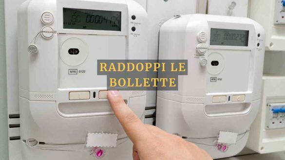 Contatore luce raddoppi bolletta
