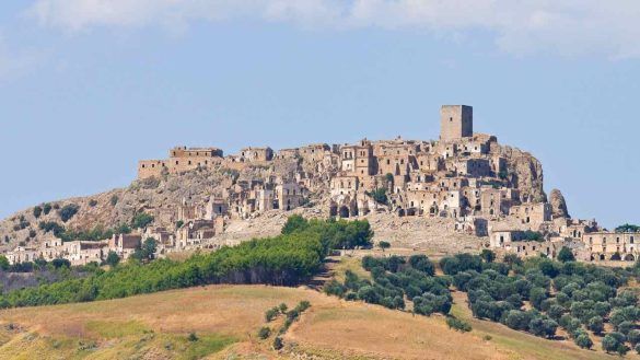 Panoramica di Craco borghi in Basilicata