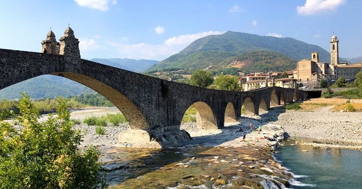 ponte del cammino di San Colombano