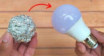 Lampadina e foglio di alluminio, dopo averci provato resterai stupito: cosa accade