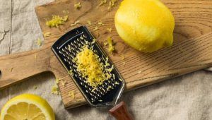 Limone biologico grattugiato, lemon cake