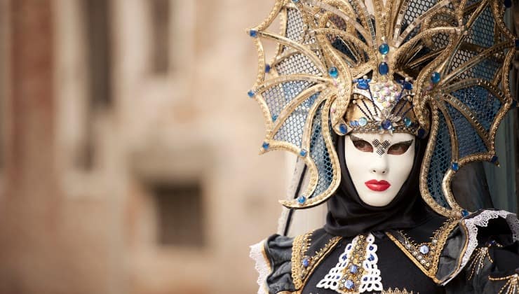 Maschera veneziana del carnevale