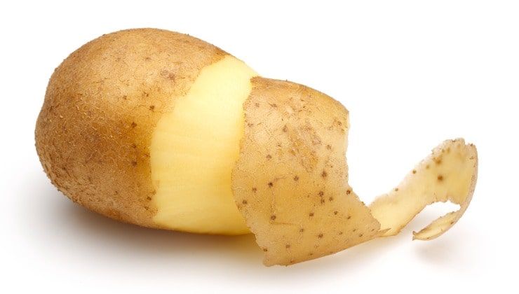 Patate soffiate a forma di nuvola 