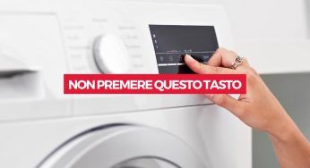 Lavatrice, non premere questo tasto: potrebbe far aumentare le bollette