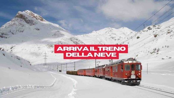 treno della neve