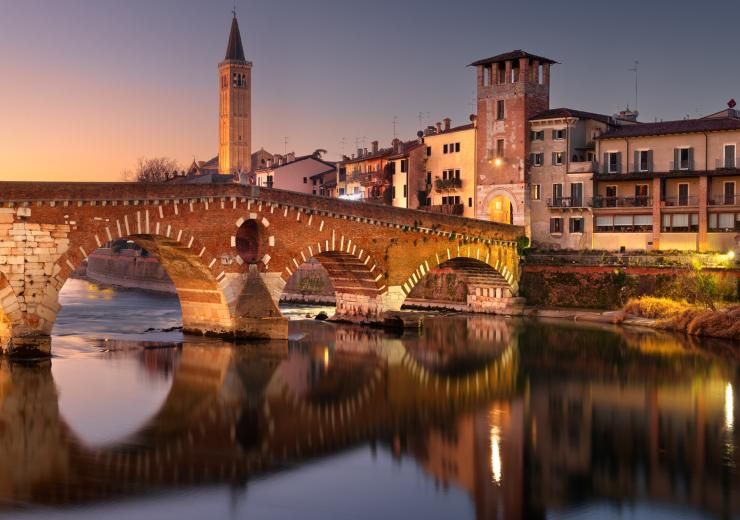 ponte di verona luoghi degli innamorati a Verona