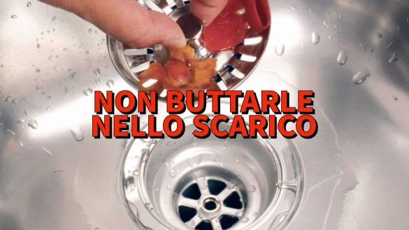 Non gettarlo nello scarico