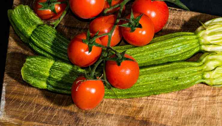 Pomodori e zucchine ricetta economica
