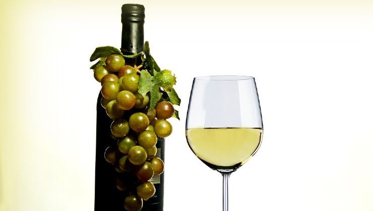 bottiglia di vino riciclo