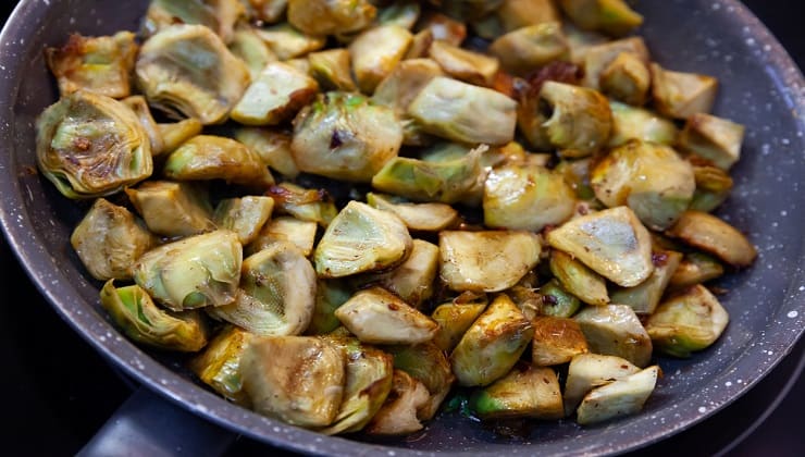 Carciofi in padella