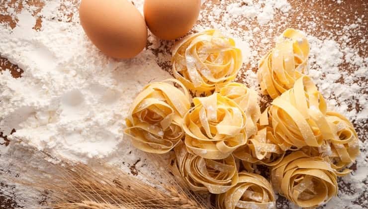 Fettuccine fatte in casa