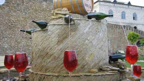 fontana di vino