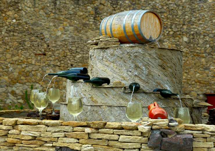 fontana di vino