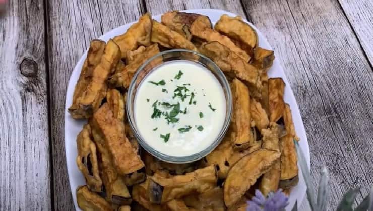 Melanzane fritte con salsetta