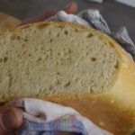 Mezza pagnotta, ricetta senza impasto