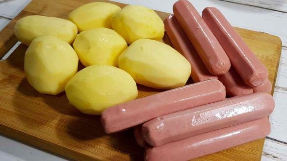 patate e wurstel