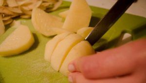 tagliare le patate