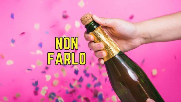 Aprire bottiglia di spumante