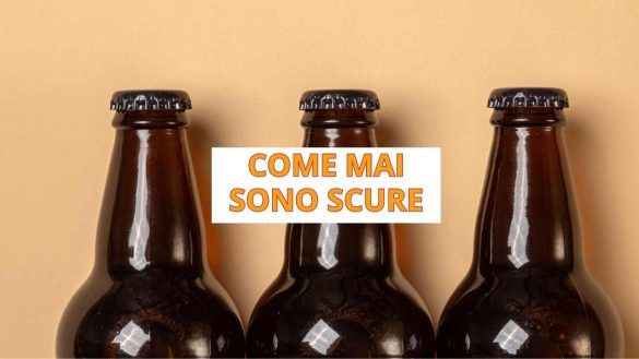 Bottiglie birra scure