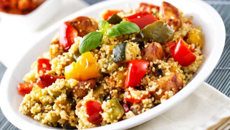 Cous cous pollo e verdure