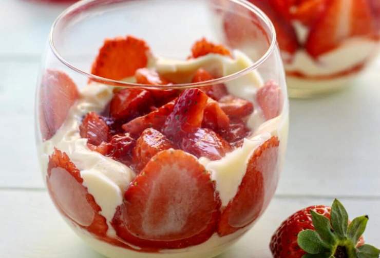 Fragole con panna