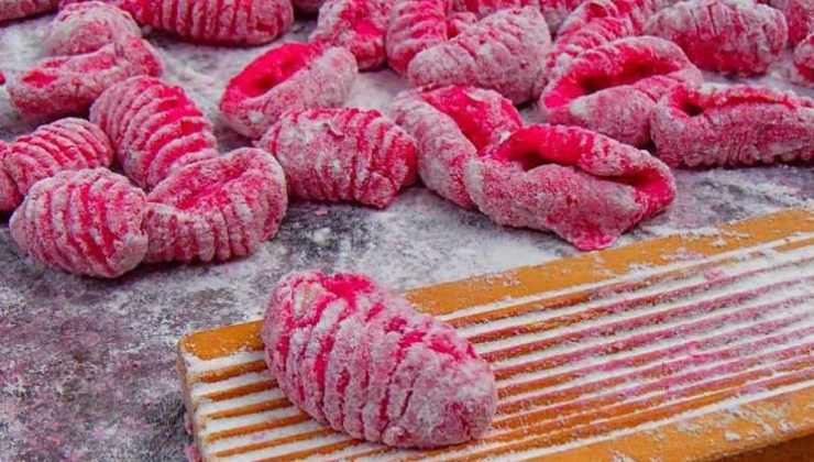 Gnocchi fucsia