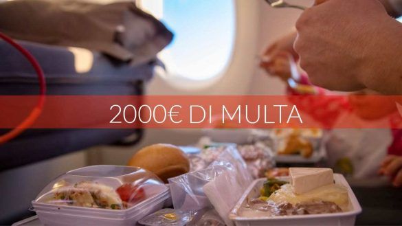 Mangiare in aereo